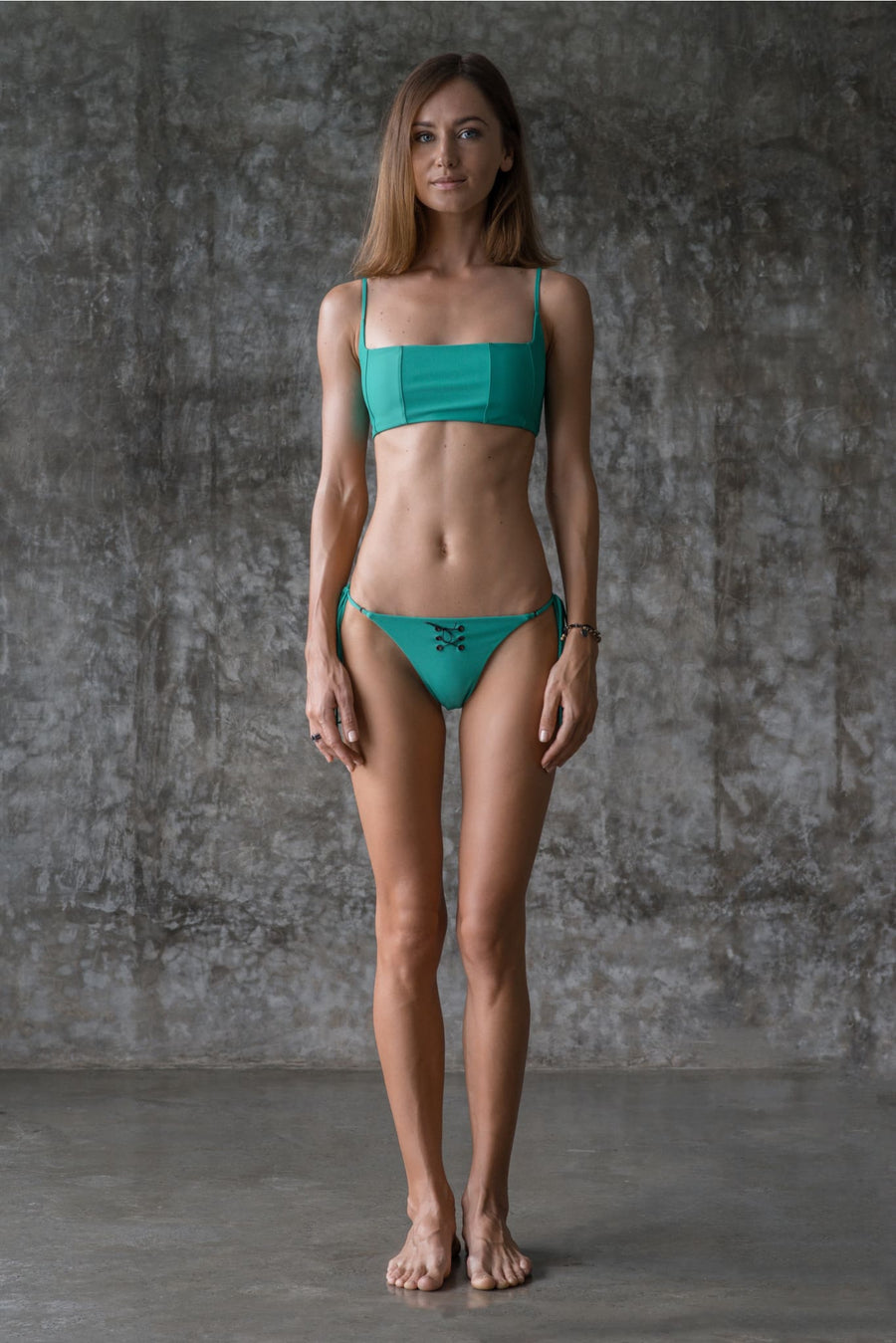 NANCY TOP | ENVY GREEN - seamoneswimwear